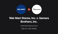 wal-mart v. samara brothers trade dress product design secondary meaning Walmart v. Samara Brothers Case Summary | PDF | Trade Dress