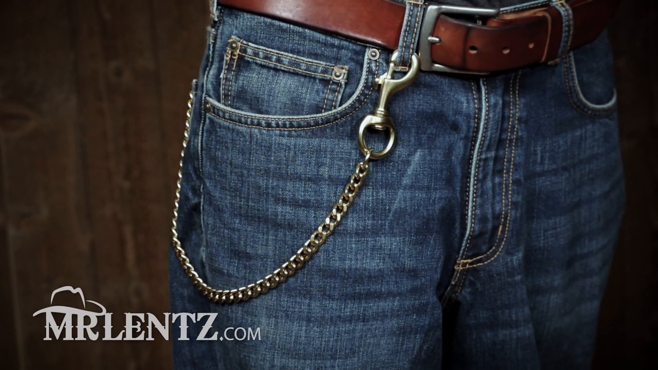 Thick Brass Wallet Chain | Mr. Lentz Shop