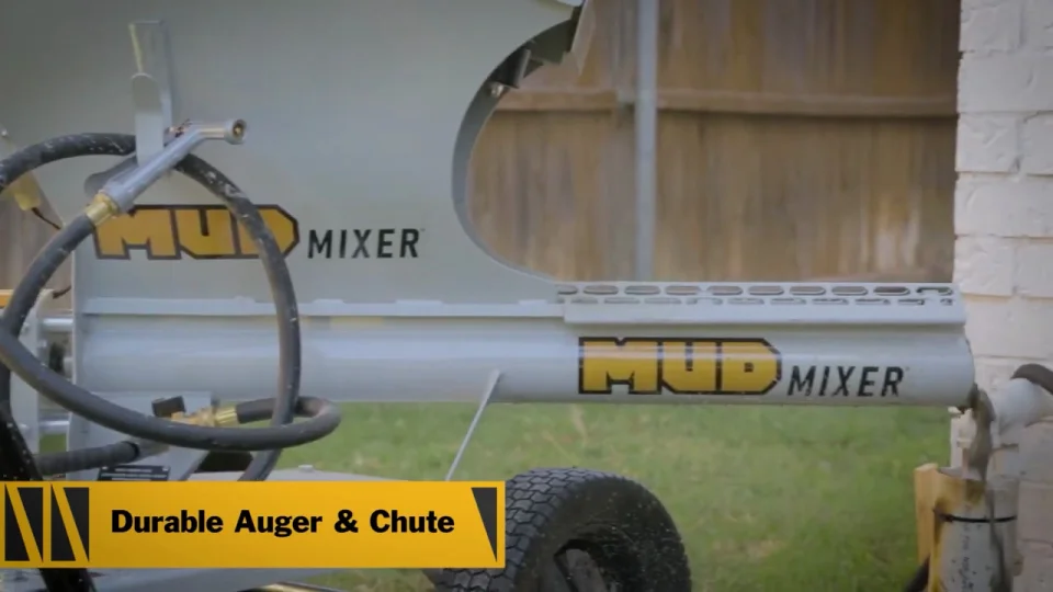 MudMixer® Portable Concrete Mixer - Heavy-Duty & Electric