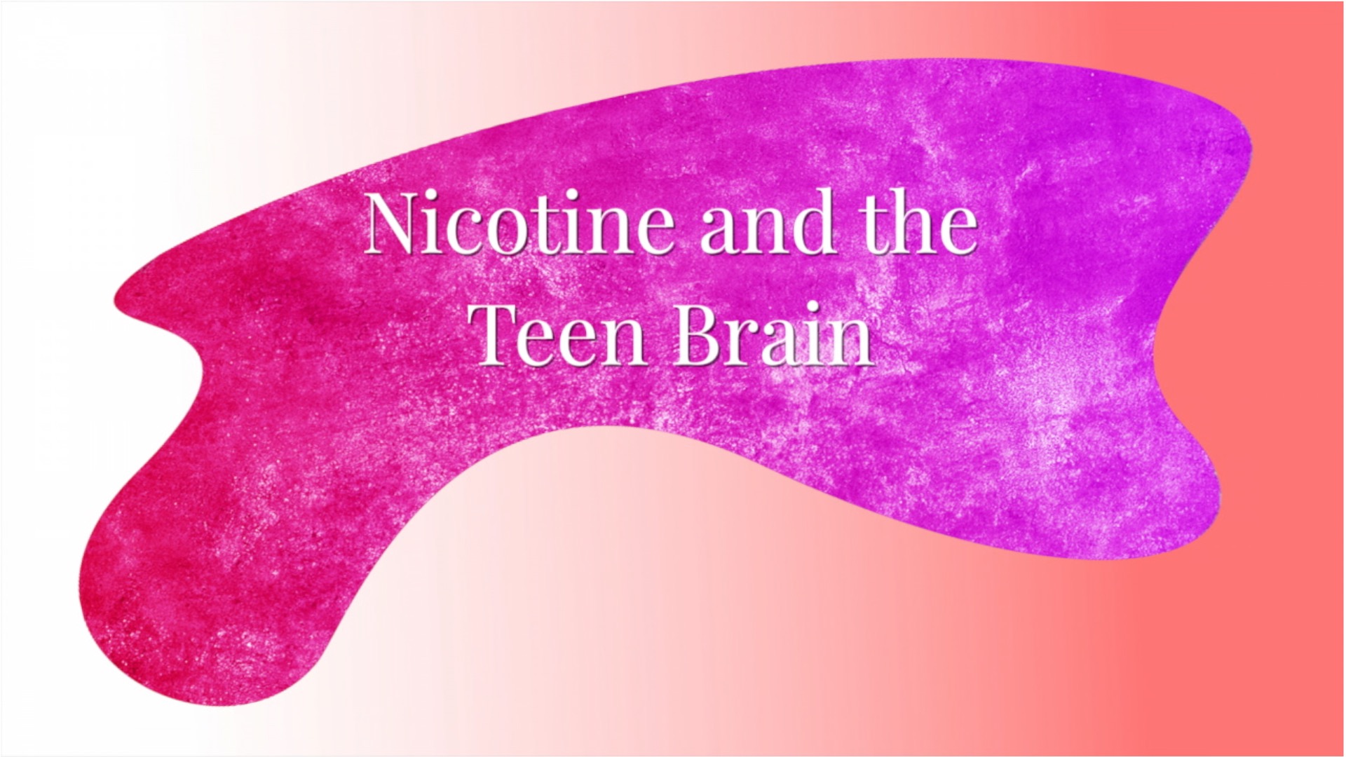 Nicotine and the Teen Brain video thumbnail
