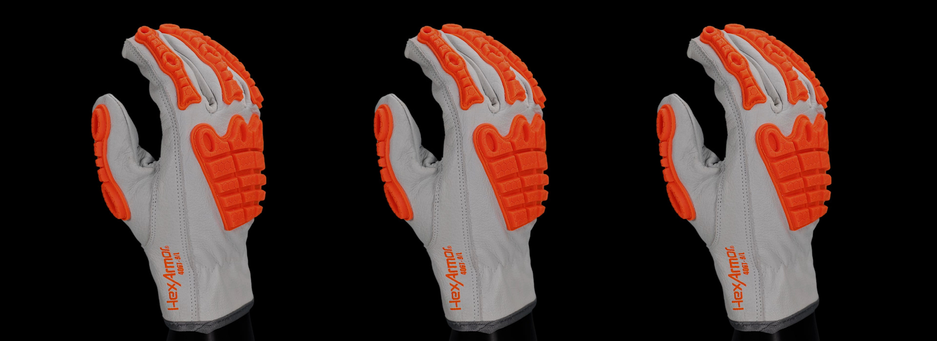 Chrome SLT 4067 - Impact and cut leather glove - HexArmor