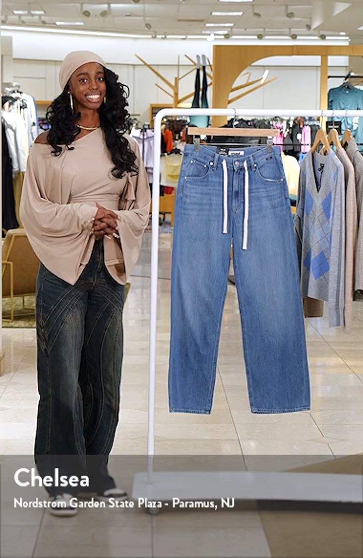 Mavi Jeans Nella Wide Leg Drawstring Jeans | Nordstrom