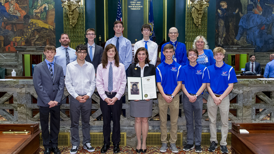 5/24/22 - Senate Guests: Spring Grove High School Rocketry Team