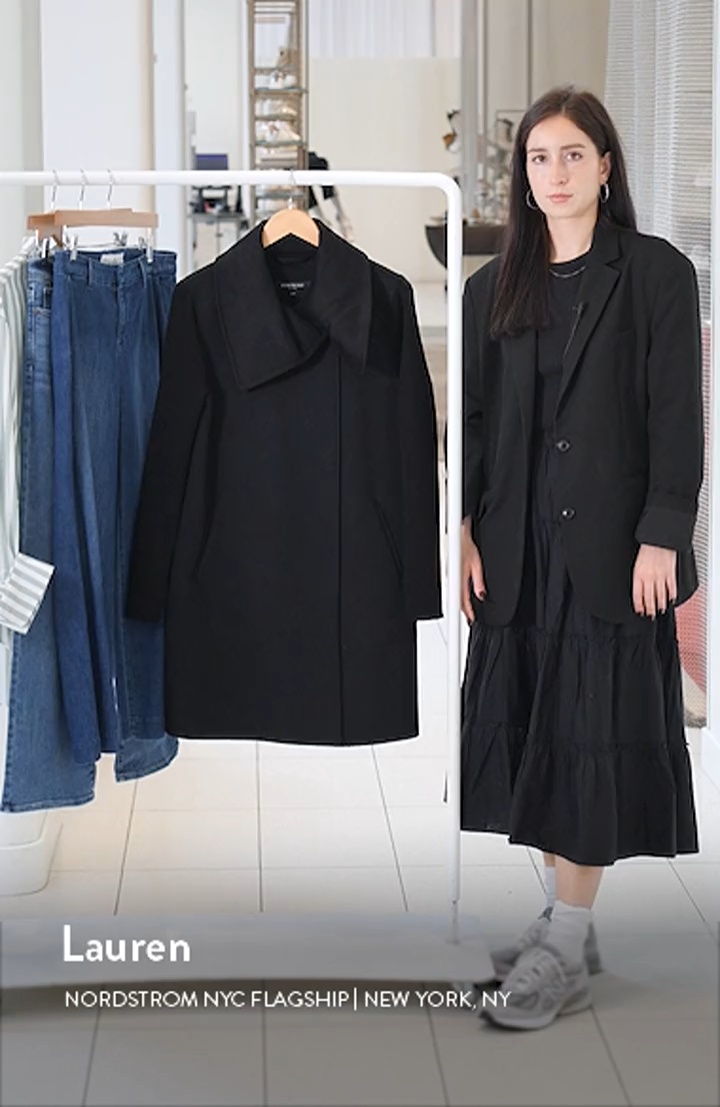 C.E 22SS NYLON OVERCOAT L 撥水 ブラック 黒 美品 C/meo Collective Director Trench Coat | Urban Outfitters