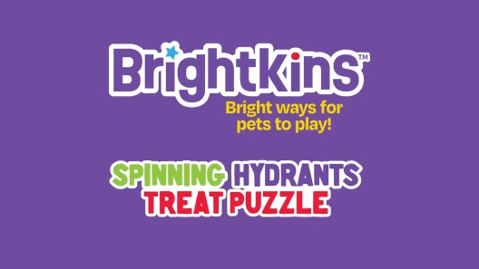 Brightkins Spinning Hydrants Puzzle Treat Dog Toy Dispenser