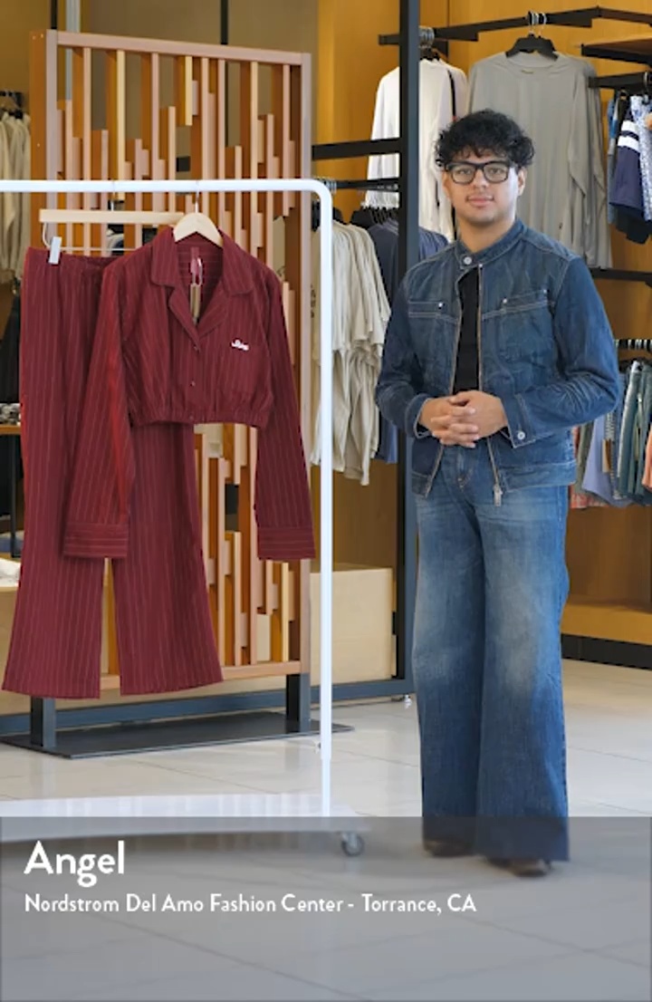 Elevated Flannel Crop Pajamas