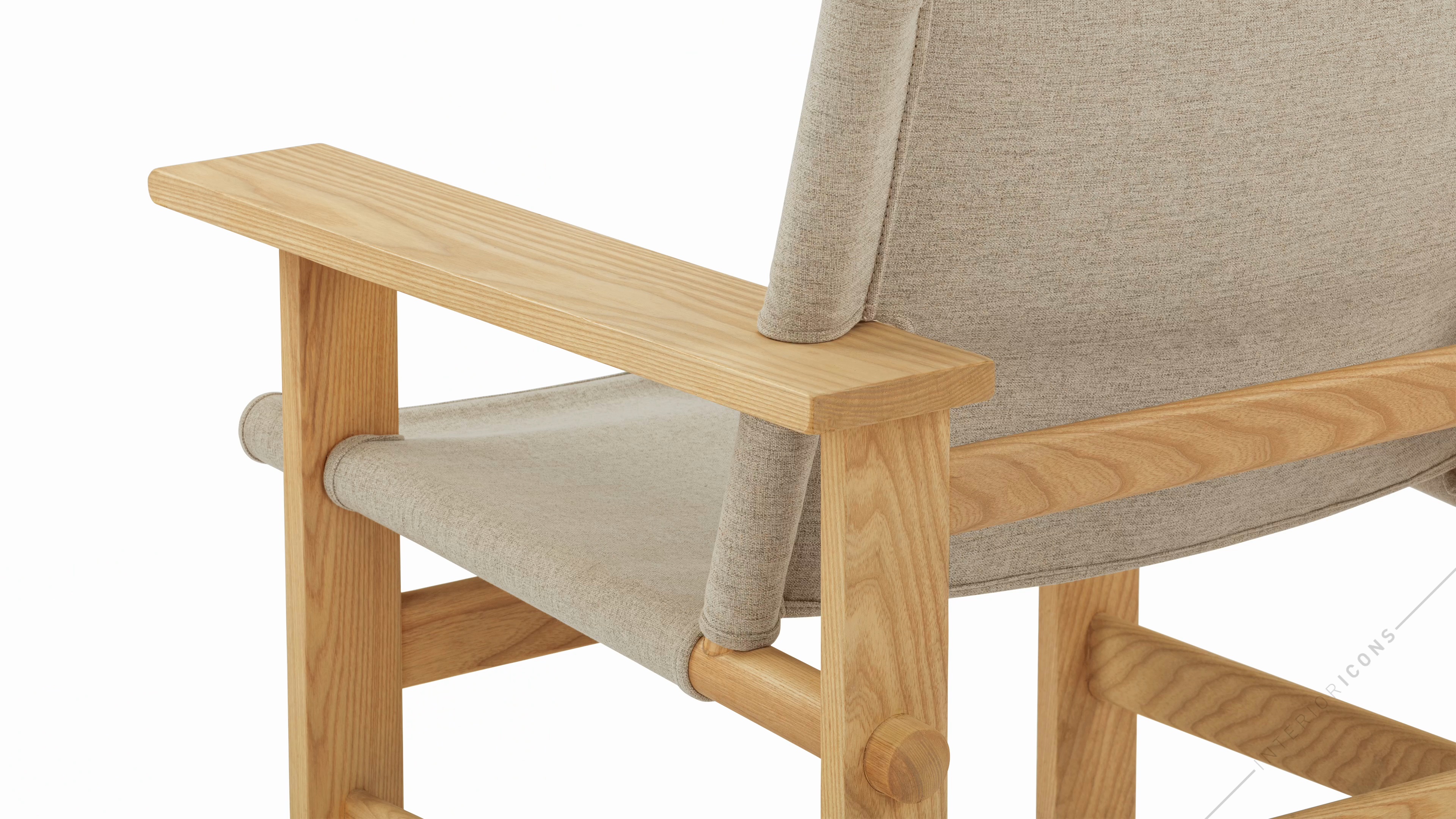 Arte Lounge Chair, Natural Ash and Canvas | Interior Icons Arte Lounge Chair, Natural Ash and Canvas | Interior Icons