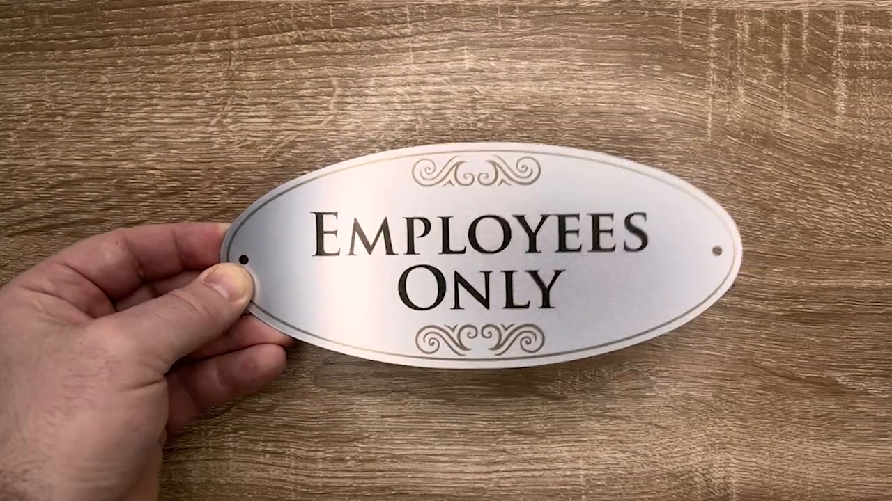 Horizontal Oval Diamond Plate Signs