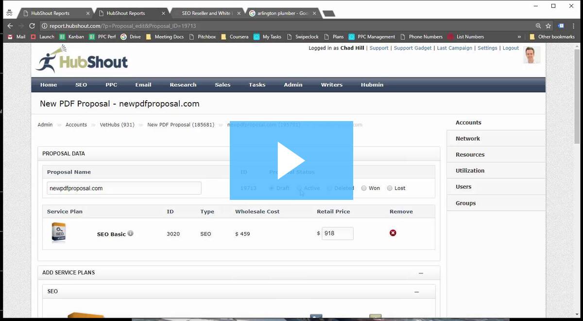 PDF Proposal Export V2 Demo