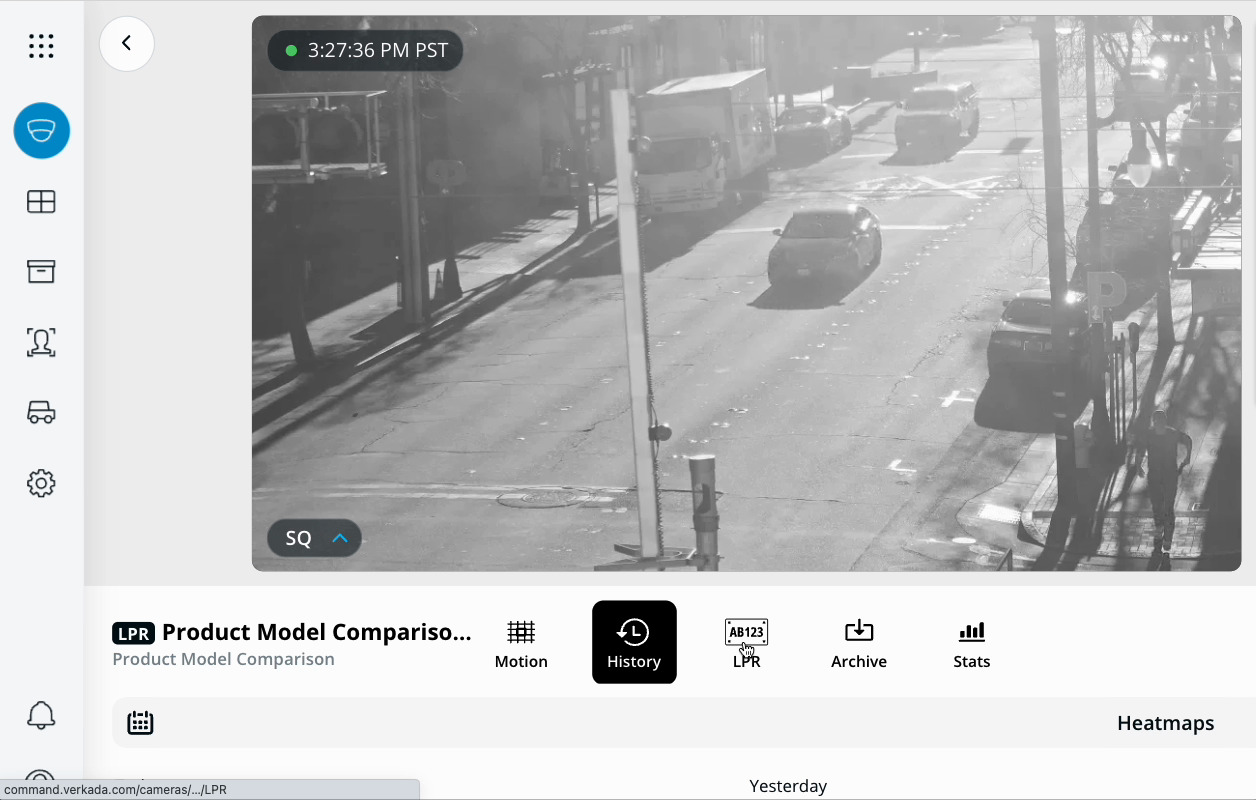 ナンバープレートリーダー | LPRカメラ | Verkada