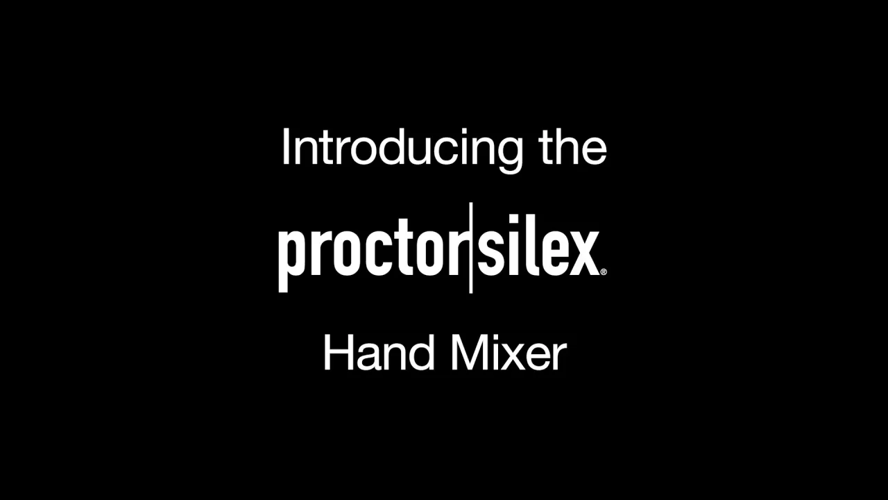Proctor Silex Hand Mixer 5 Speeds Plus Boost 62501 : Target