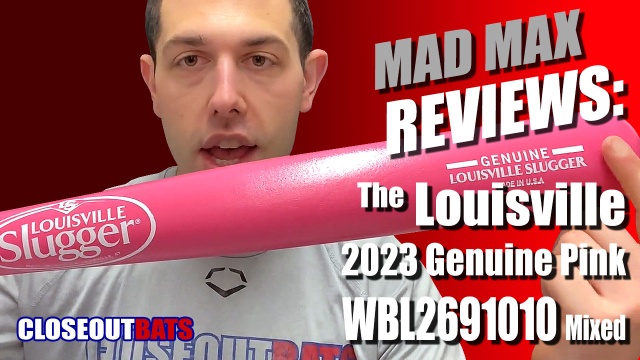 Louisville Slugger Genuine Mix Pink Wood Baseball Bat – Ernie's