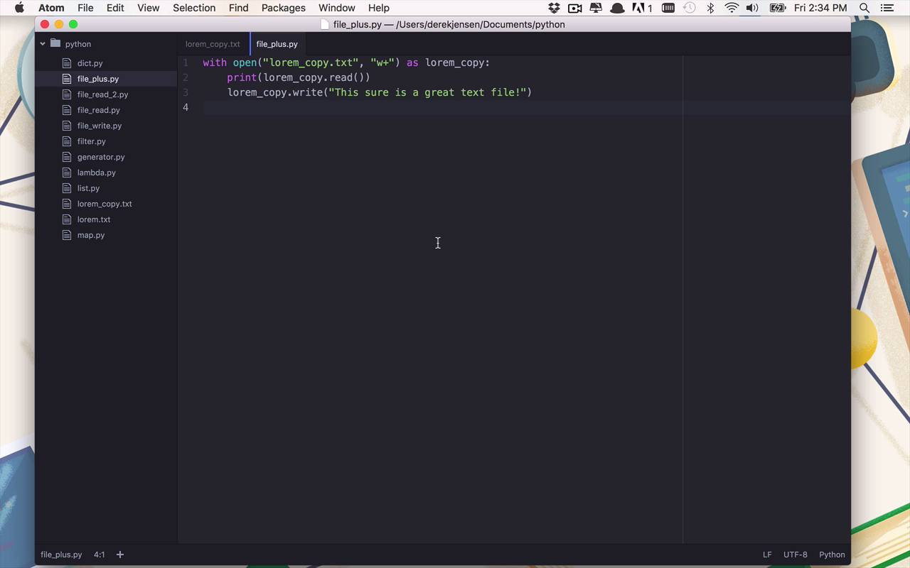 Learn to Code With Python - Reading and Writing to Files