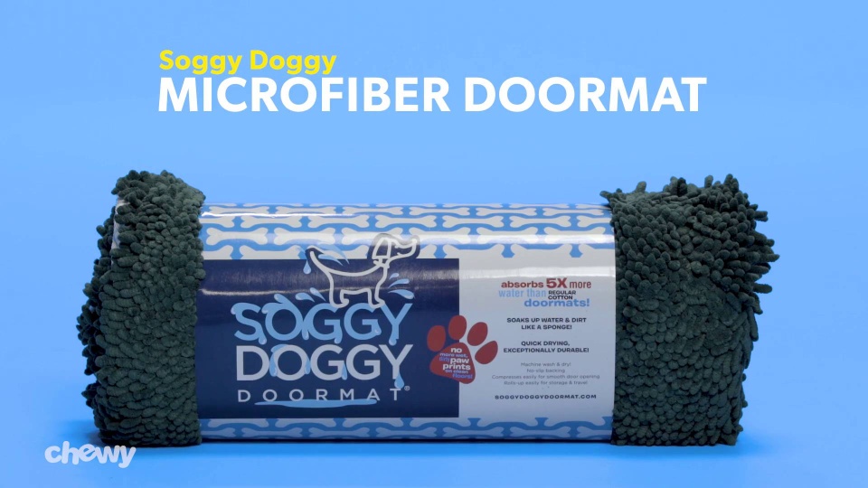 Soggy Doggy Microfiber Doormat Large Caramel Brown