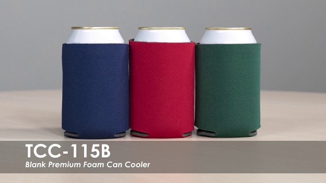 Koozie® Bulk Foam Can Cooler  1 Color 2 Sides 