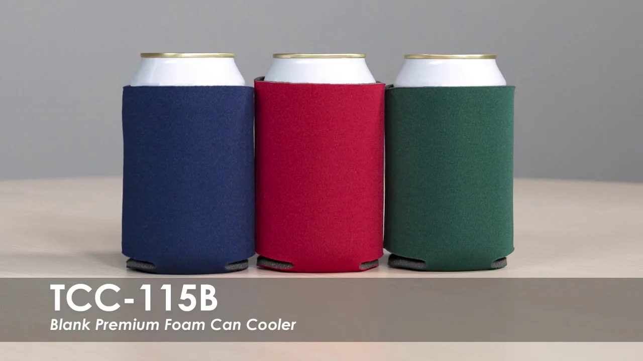 Raspberry Can & Bottle Insulators 25 Blank Foam Can Coolers Coolies Koozies 