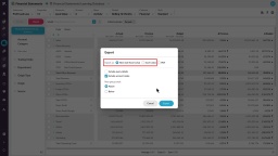 Export and copy data