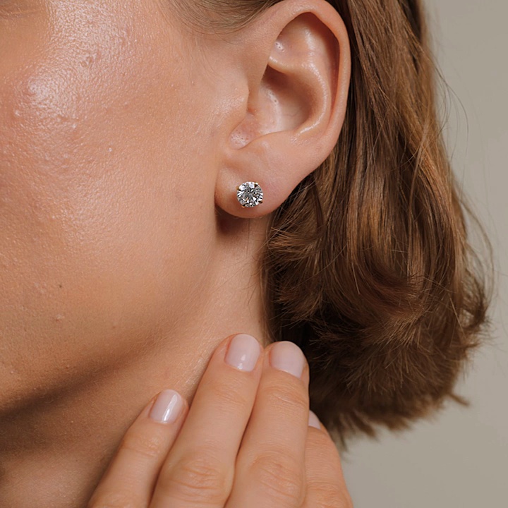 Claw Prong Diamond Stud Earrings (2 ct. tw.)