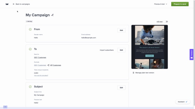 Campaign Monitor screenshot 2