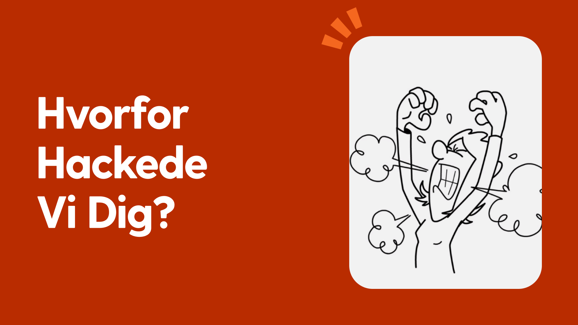 Hvorfor hackede vi dig?