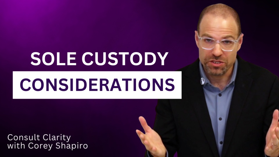 Sole Custody Considerations
