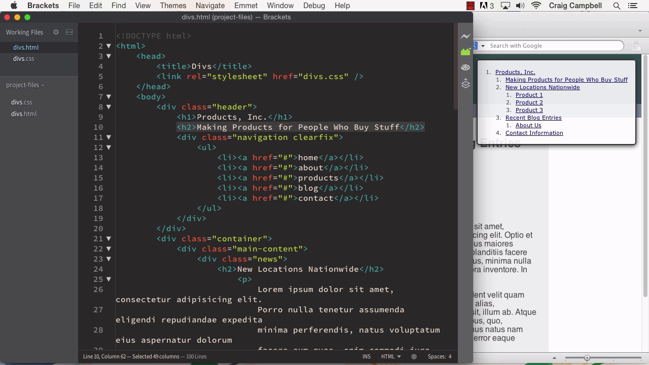 Semantic HTML: How to Structure Web Pages - Divs, Headings and the ...