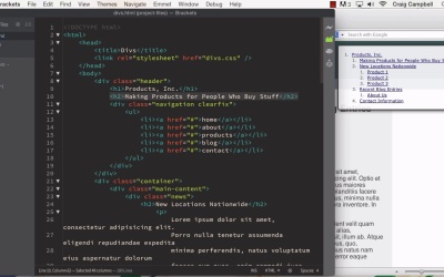Semantic HTML: How to Structure Web Pages - Divs, Headings and the ...