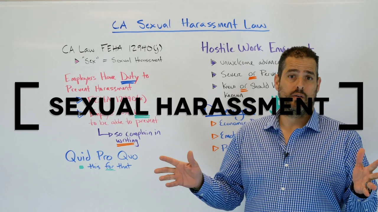 Sexual Harassment Law in California