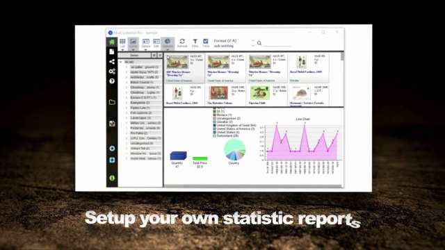 GS Collection Management 5 Software - USB Program For Organizing Collectibles (German)