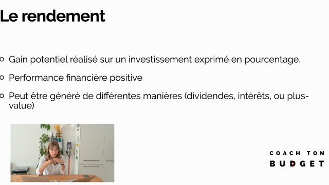Extrait de la leçon Le rendement et le risque