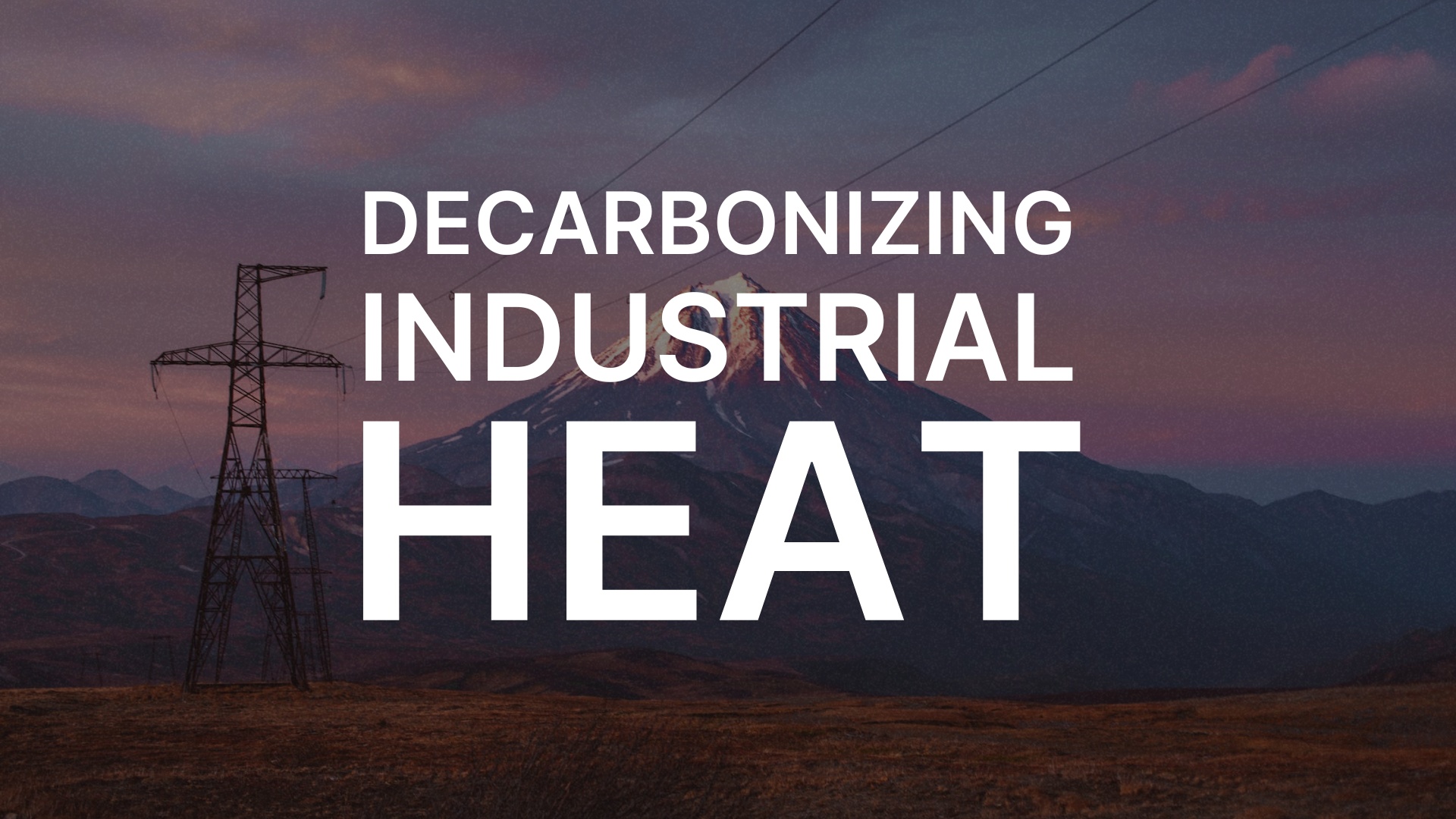 Decarbonizing industrial heat with James MacNaghten (CEO @ Caldera ...