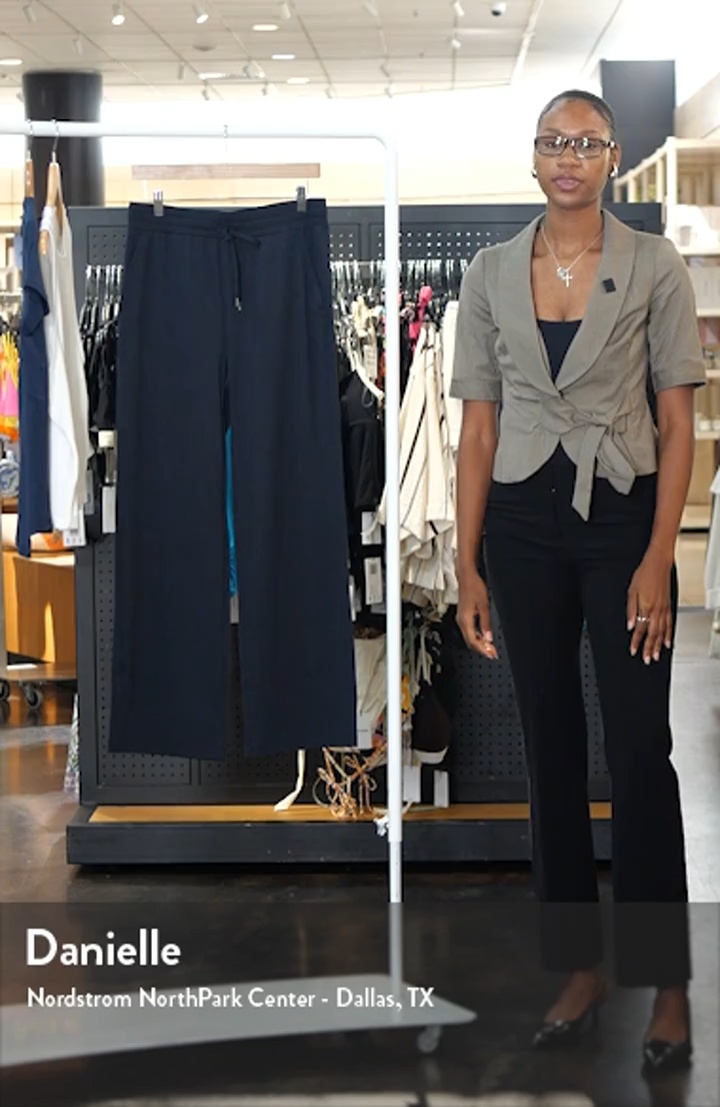 Zella Restore Soft Straight Leg Drawstring Pants | Nordstrom