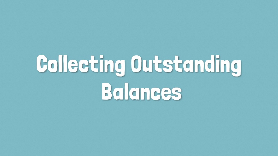 Dynamics 365 Business Central Collect Outstanding Balances