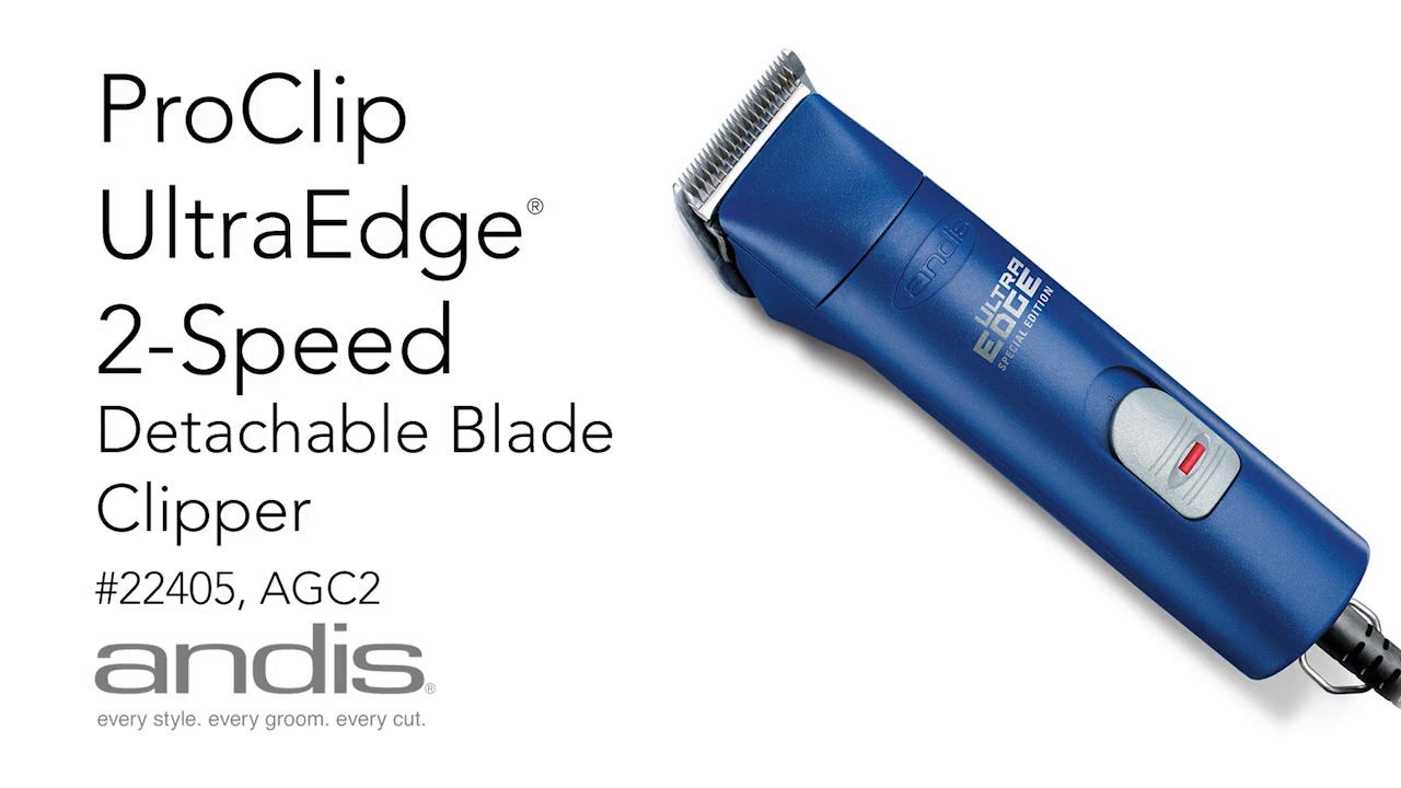 Dog & Animal Detachable Blade Powerful Clipper UltraEdge Size #10 Blade Included Runs Ultra Quiet and Operates Very Smooth Andis ProClip AGC2 UltraEdge Universal Supper 2-Speed Professional Grade Pet