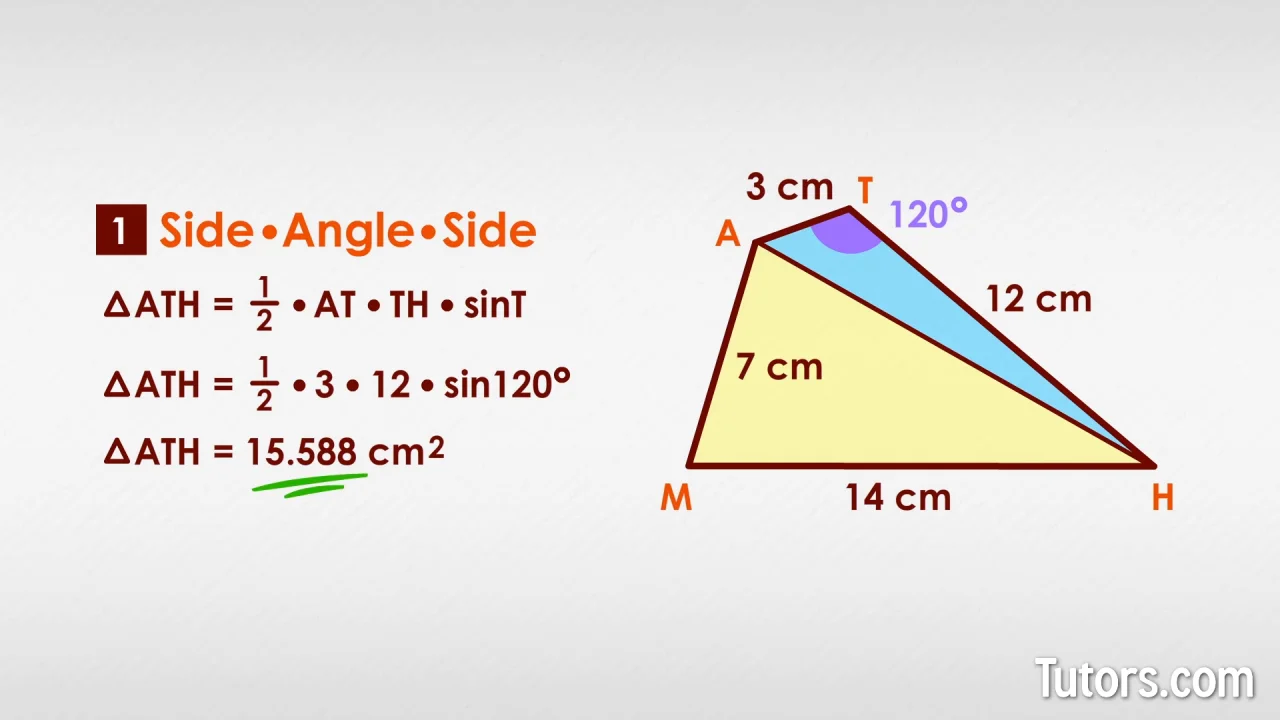 area of quadrilateral formula