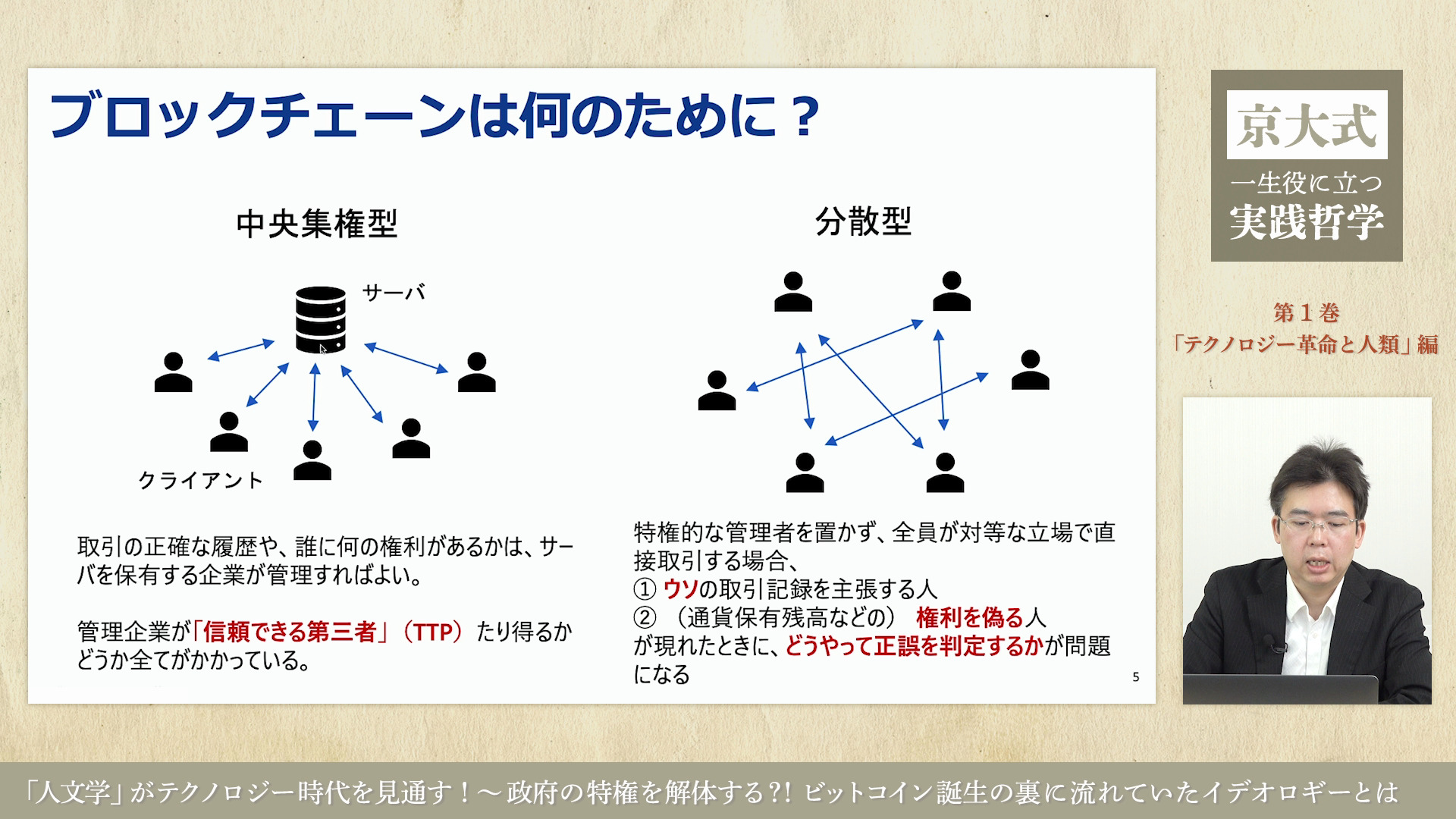 京大式・一生役に立つ実践哲学 第1巻「テクノロジー革命と人類」編 ｜ダイレクトアカデミー