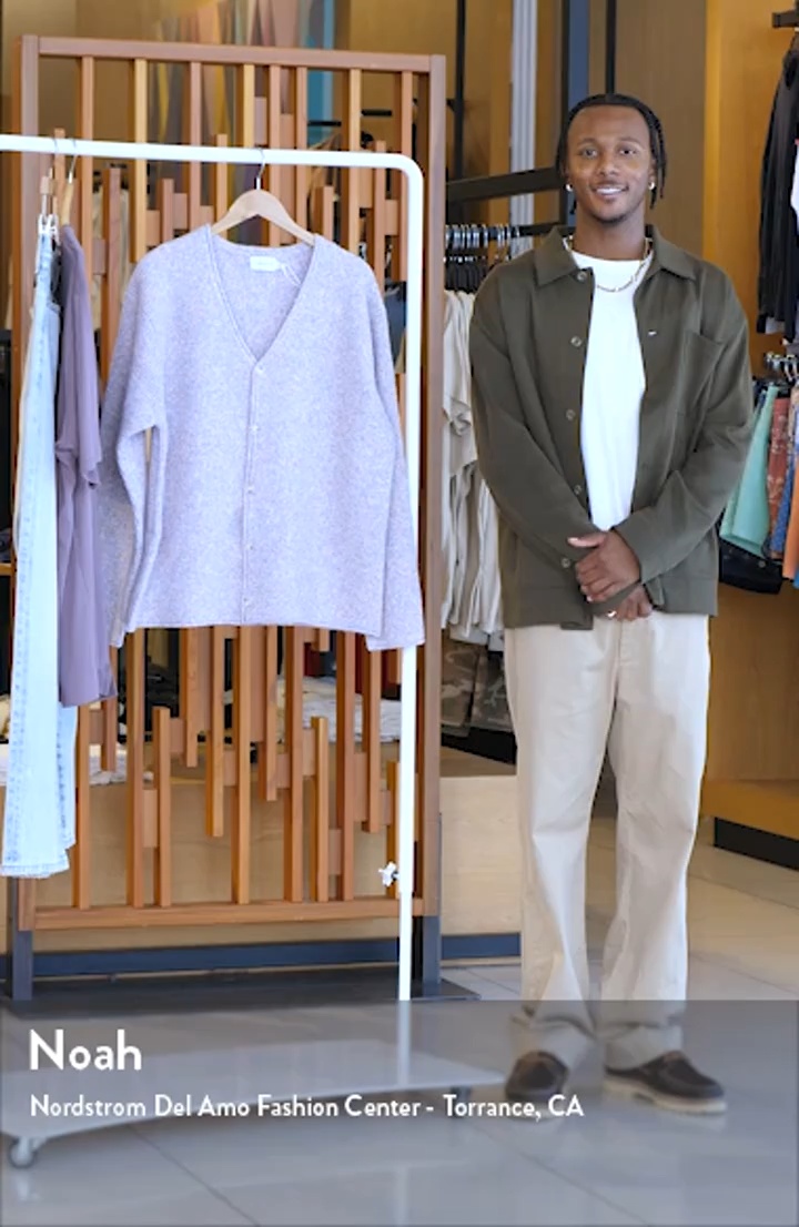 Topman Twist Yarn V-Neck Cardigan | Nordstromrack