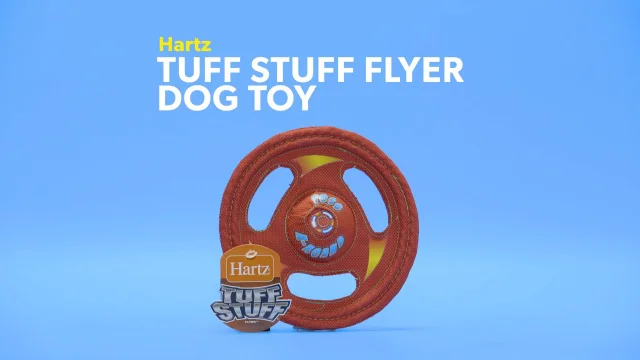 Hartz Tuff Stuff Flyer Dog Toy for Tiny Dogs Colors May Vary 