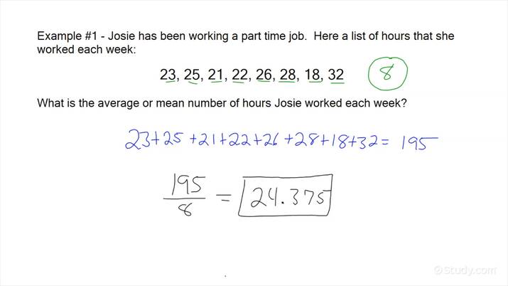 Data Set Math Terms