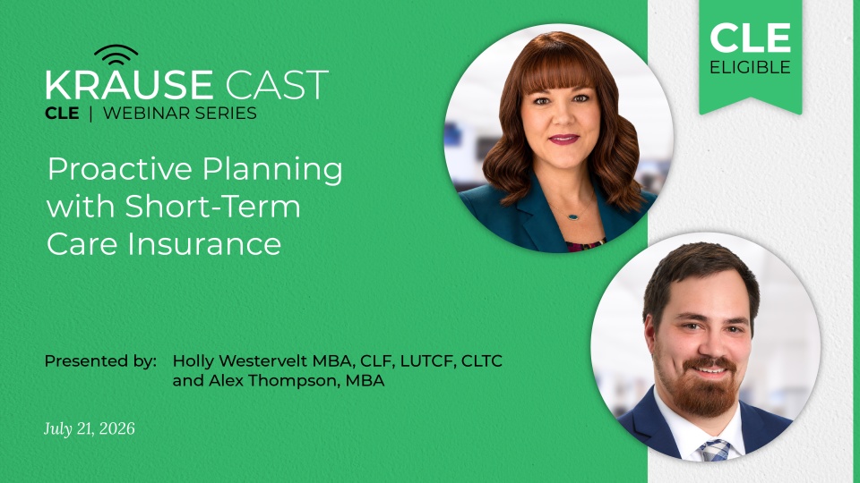 Proactive Planning with Short-Term Care Insurance