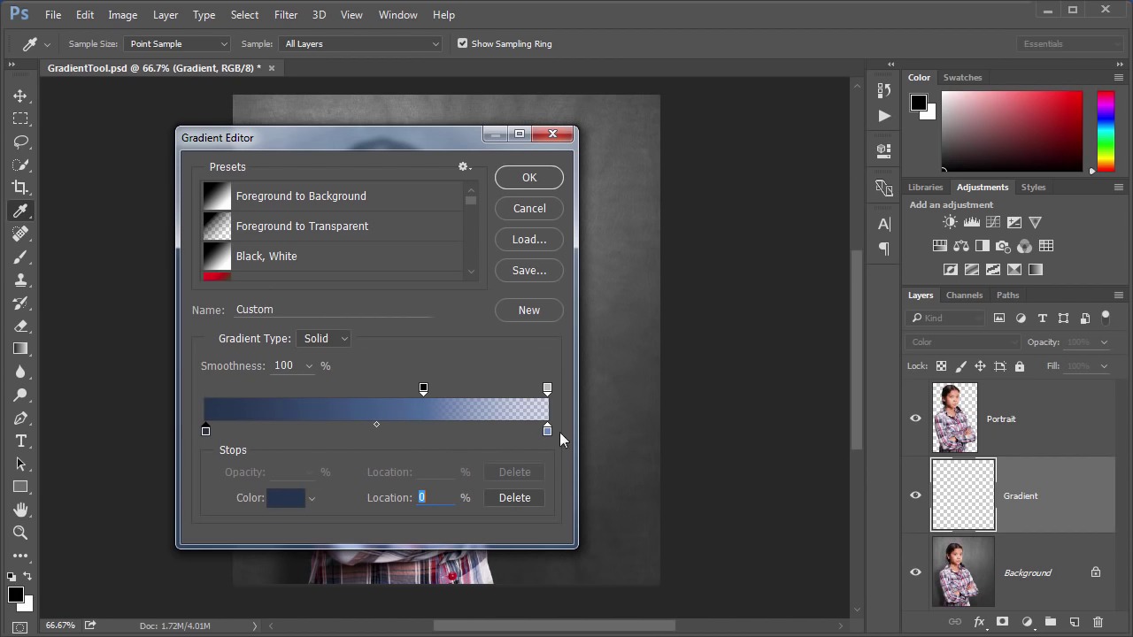 in 60 Seconds How to Use the Gradient Tool Envato Tuts+