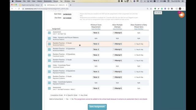 Screenshot from Digital Learning video