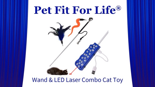 2in1 Multifunction Usb Rechargeable Cat Laser Toy Led Light Pointer