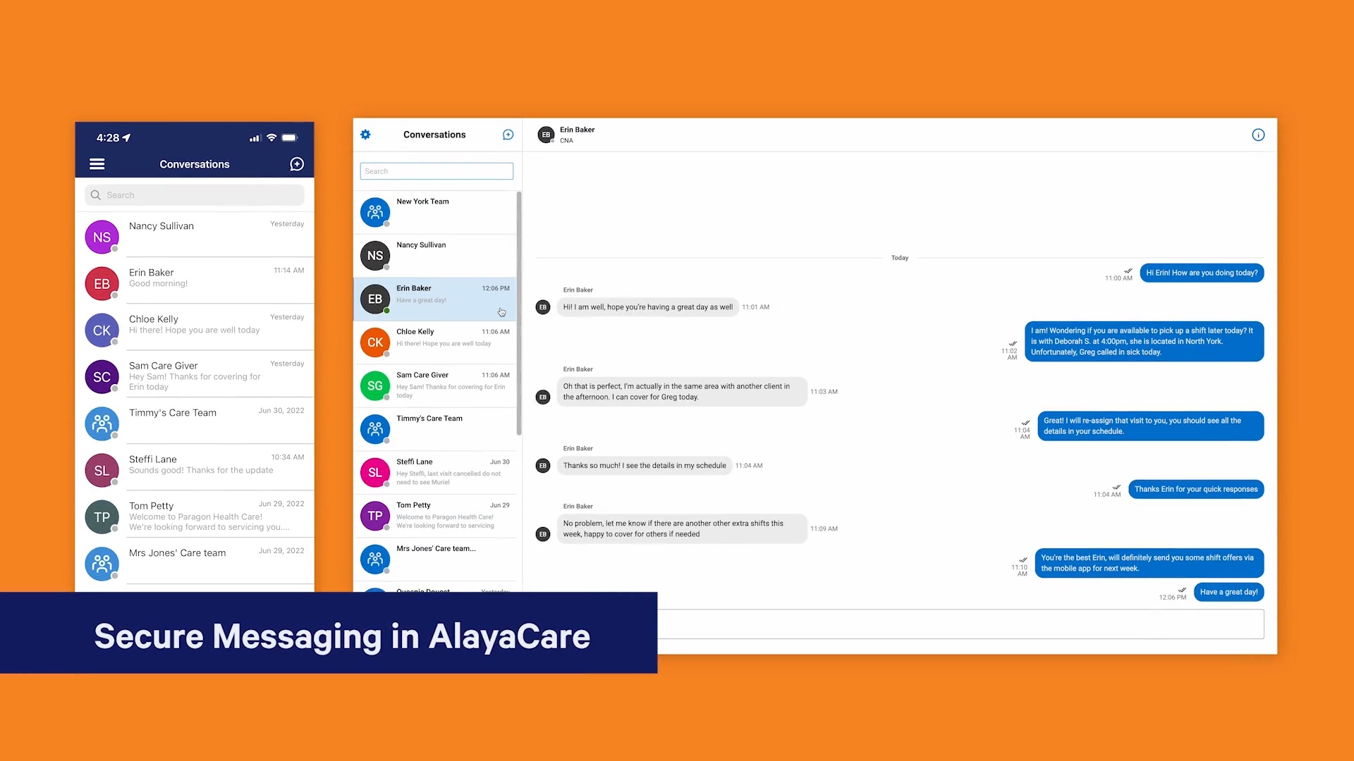 Secure Messaging Increase Connectivity Amongst Your Team With Two Way Secure messaging increase connectivity amongst your team with two way