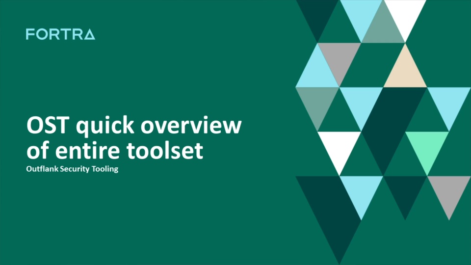 OST Quick Overview
