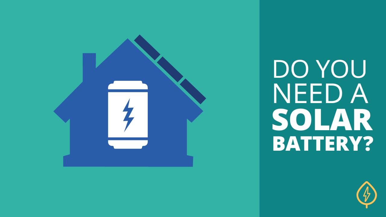solar battery on a home
