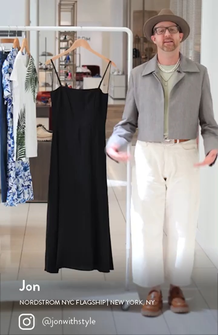 WAYF x Styled by COCO! Josefina Linen Blend Dress | Nordstrom