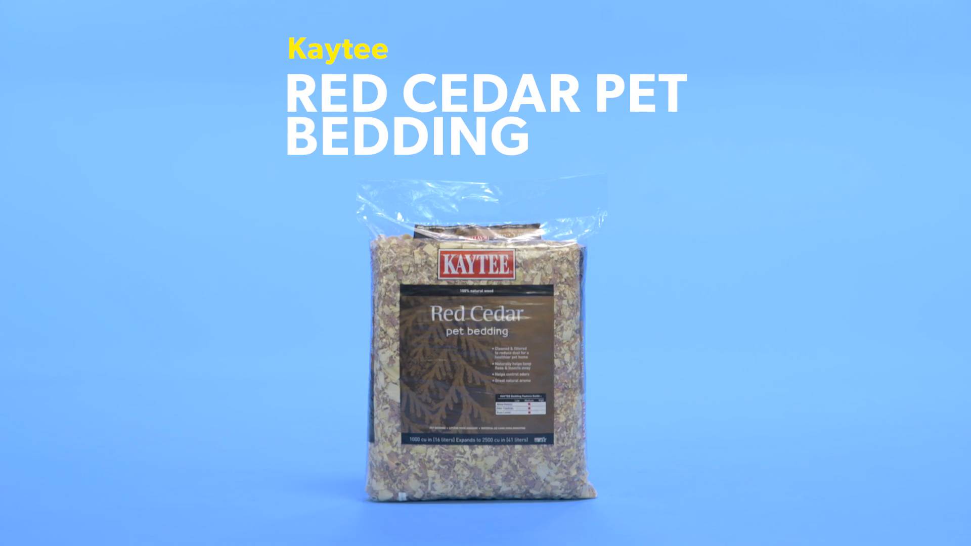 Cedar on sale pet bedding