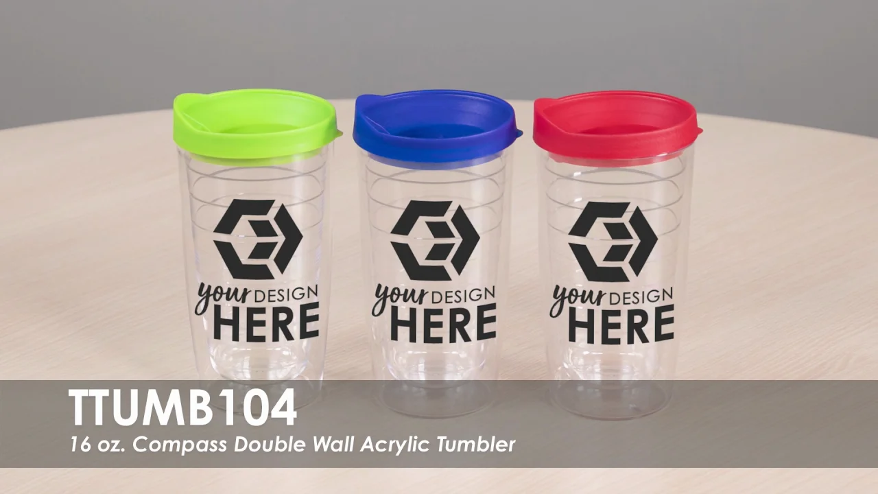 Classic Acrylic Tumbler Double Wall 16 Oz - Save A Cup