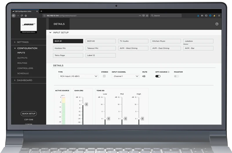 Commercial Sound Processor (CSP) Ecosystem | Bose Professional Commercial Sound Processor (CSP) Ecosystem | Bose Professional